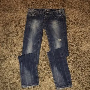 Express Rerock Jeans, Skinny, 27x31
